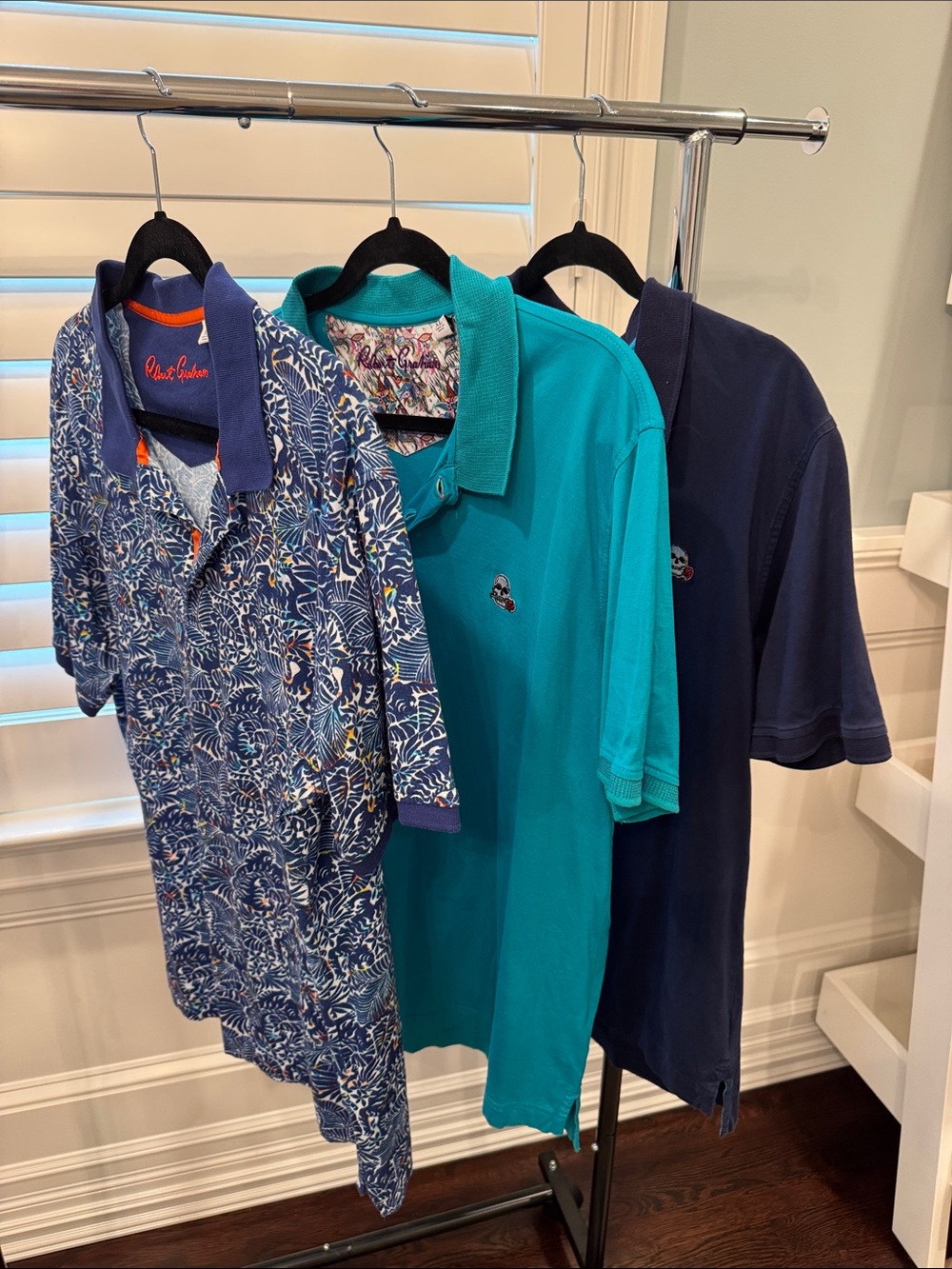 THREE Robert Graham Polos